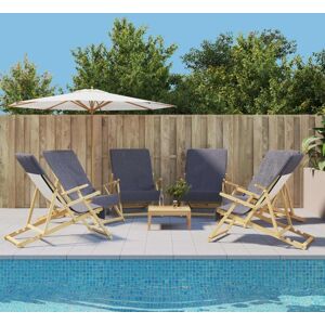 Berkfield Home Beach Towels 6 pcs Anthracite 60x135 cm Fabric 400 GSM in Black Black Berkfield Home Beach Towels 6 pcs Anthracite 60x135 cm Fabric 400 GSM in Black Black