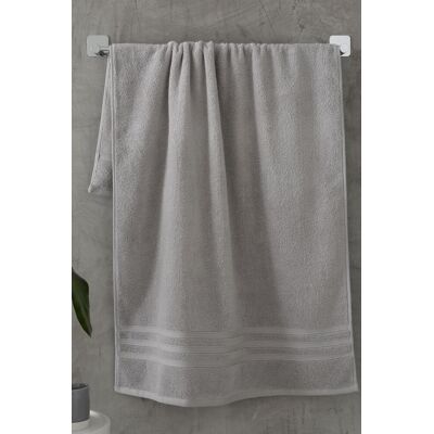 Catherine Lansfield Silver Zero Twist Bath Towel Catherine Lansfield Silver Zero Twist Bath Towel
