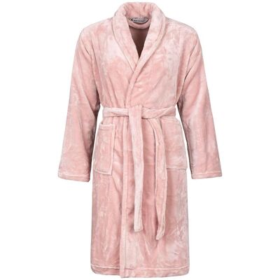 Heat Holders Womens Fleece Dressing Gown - Dusty Pink - Size Medium - Winter Heat Holders Womens Fleece Dressing Gown - Dusty Pink - Size Medium - Winter