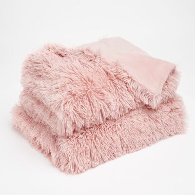 OHS Fluffy Fleece Throw Blanket in Light Pink Size: 150 cm x 200 cm Light Pink 150 cm x 200 cm OHS Fluffy Fleece Throw Blanket in Light Pink Size: 150 cm x 200 cm Light Pink 150 cm x 200 cm