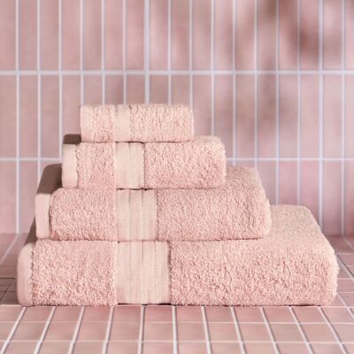 Brentfords - 4-Pack 100% Cotton Face Cloth - Light Pink - Face Cloth Brentfords - 4-Pack 100% Cotton Face Cloth - Light Pink - Face Cloth