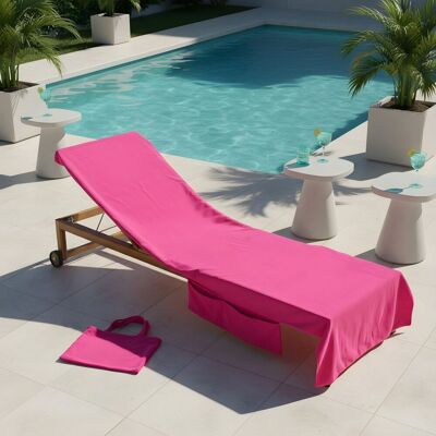 OHS Beach Towel Bag Microfibre Quick Dry Absorbent Bath Large Travel Spa in Pink Pink OHS Beach Towel Bag Microfibre Quick Dry Absorbent Bath Large Travel Spa in Pink Pink