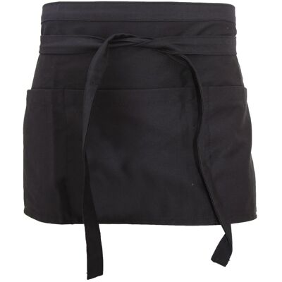 Dennys Women's Money Pocket Workwear Apron in Black Black Dennys Women's Money Pocket Workwear Apron in Black Black