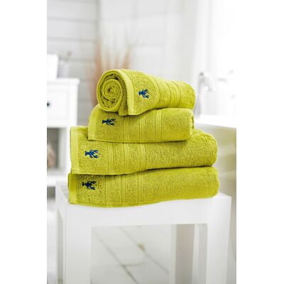 Lobster Creek Kaleidoscope 550gsm Combed Cotton Towels in Lime Lime Lobster Creek Kaleidoscope 550gsm Combed Cotton Towels in Lime Lime