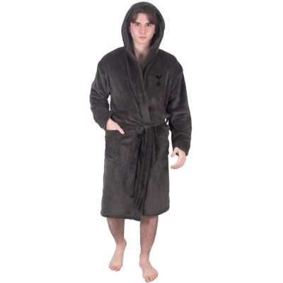 Tottenham Hotspur FC - Dressing Gown - Grey - Bathrobe Tottenham Hotspur FC - Dressing Gown - Grey - Bathrobe