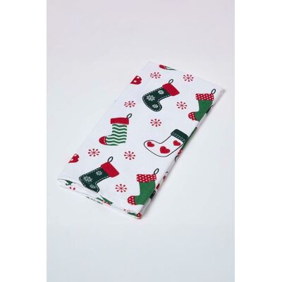 Homescapes Stockings Christmas Tea Towel Multicolor Homescapes Stockings Christmas Tea Towel Multicolor