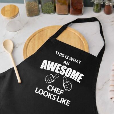 60 SECOND MAKEOVER This Is What An Awesome Chef Looks Like Black Apron Black 60 SECOND MAKEOVER This Is What An Awesome Chef Looks Like Black Apron Black