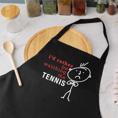 60 SECOND MAKEOVER - I'd Rather Be Watching Tennis - Apron 60 SECOND MAKEOVER - I'd Rather Be Watching Tennis - Apron