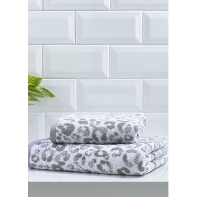 Fusion Animal Print Heavyweight Cotton Jacquard Towel - Towel Fusion Animal Print Heavyweight Cotton Jacquard Towel - Towel