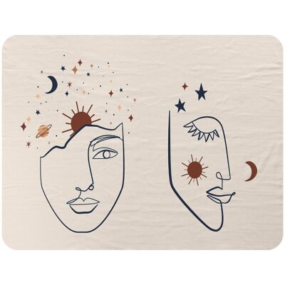 Benjamin Tate Design Celestial elements like stars, moon, sun & planets Designer Blanket in Natural Size: 120 cm x 150 cm Natural 120 cm x 150 cm Benjamin Tate Design Celestial elements like stars, moon, sun & planets Designer Blanket in Natural Size: 120 cm x 150 cm Natural 120 cm x 150 cm