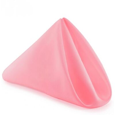 Neel Blue 20 Inch Polyester Table Napkins, Reusable, Wrinkle-Resistant - 50x50cm in Baby Pink Size: 50x50 cm Baby Pink 50x50 cm Neel Blue 20 Inch Polyester Table Napkins, Reusable, Wrinkle-Resistant - 50x50cm in Baby Pink Size: 50x50 cm Baby Pink 50x50 cm