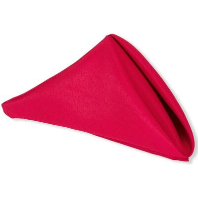Neel Blue 20-Inch Red Polyester Napkin with Hemmed Edges Red Neel Blue 20-Inch Red Polyester Napkin with Hemmed Edges Red