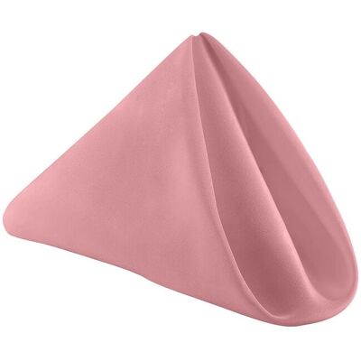 Neel Blue 20 Inch Polyester Table Napkins, Reusable, Wrinkle-Resistant Cloth Napkins, 10pcs in Dusty Pink Dusty Pink Neel Blue 20 Inch Polyester Table Napkins, Reusable, Wrinkle-Resistant Cloth Napkins, 10pcs in Dusty Pink Dusty Pink