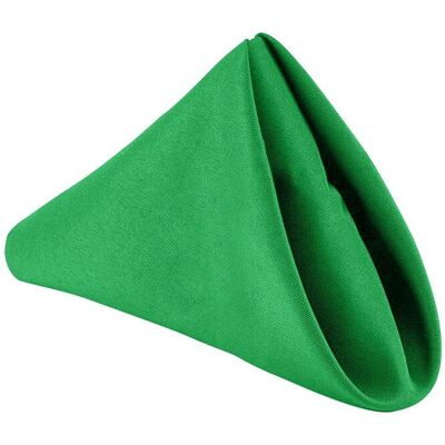 Neel Blue 20 Inch Polyester Table Napkins, Reusable, Wrinkle-Resistant Cloth Napkins, 10pcs in Bright Green Bright Green Neel Blue 20 Inch Polyester Table Napkins, Reusable, Wrinkle-Resistant Cloth Napkins, 10pcs in Bright Green Bright Green