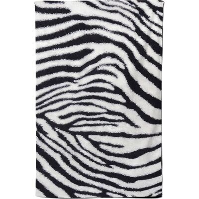 Warren Reed - Designer Zebra Texture Pattern Tea Towel in Grey Grey Warren Reed - Designer Zebra Texture Pattern Tea Towel in Grey Grey