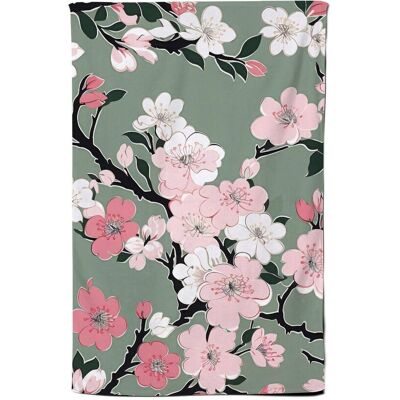 Warren Reed - Designer Pink Floral Abstract Pattern Tea Towel Pink Warren Reed - Designer Pink Floral Abstract Pattern Tea Towel Pink