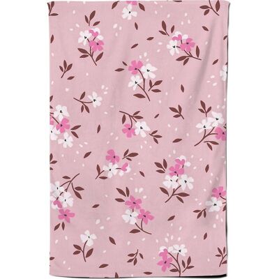 Warren Reed - Designer Pretty Pink Flower Pattern Tea Towel Pink Warren Reed - Designer Pretty Pink Flower Pattern Tea Towel Pink