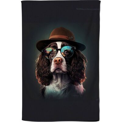 Warren Reed - Designer Springer Spaniel Dog Splashart Tea Towel Multicolor Warren Reed - Designer Springer Spaniel Dog Splashart Tea Towel Multicolor