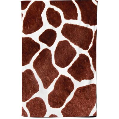 Warren Reed - Designer Giraffe Spots Print Tea Towel in Brown Brown Warren Reed - Designer Giraffe Spots Print Tea Towel in Brown Brown