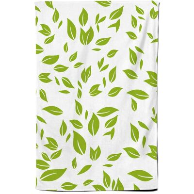 Warren Reed - Designer Green Leaves Tea Towel Green Warren Reed - Designer Green Leaves Tea Towel Green