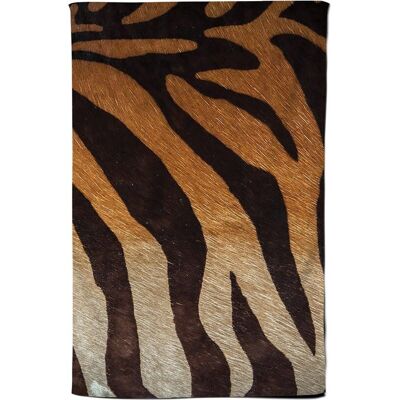 Warren Reed - Designer Tiger Skin Print Tea Towel in Brown Brown Warren Reed - Designer Tiger Skin Print Tea Towel in Brown Brown
