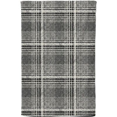 Warren Reed - Designer Monochrome Textured Checked Pattern Tea Towel in Grey Grey Warren Reed - Designer Monochrome Textured Checked Pattern Tea Towel in Grey Grey