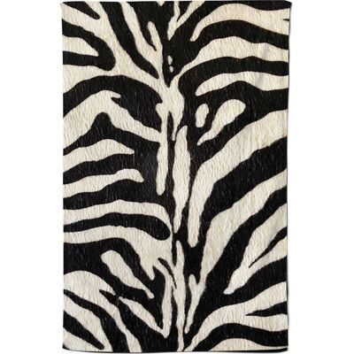 Warren Reed - Designer White Tiger Print Tea Towel in Black Black Warren Reed - Designer White Tiger Print Tea Towel in Black Black