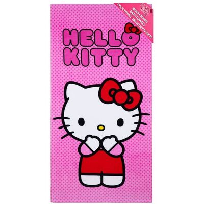 Hello Kitty Women's Beach Towel in Pink Pink Hello Kitty Women's Beach Towel in Pink Pink