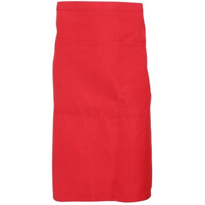 Dennys Red Unisex Catering Waist Apron - Waist Apron Dennys Red Unisex Catering Waist Apron - Waist Apron