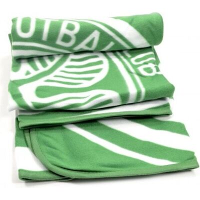 Celtic FC Fleece Blanket in Green Green Celtic FC Fleece Blanket in Green Green