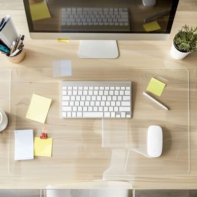 Nicoman Clear Waterproof Non-Slip Desk Pad Protector Mat - 70 x 30 cm Clear 70 x 30 cm Nicoman Clear Waterproof Non-Slip Desk Pad Protector Mat - 70 x 30 cm Clear 70 x 30 cm