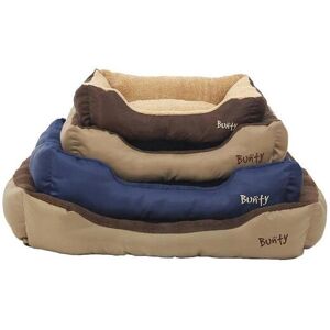 Bunty Deluxe Soft Washable Dog Pet Warm Basket Bed Cushion with Fleece Lining