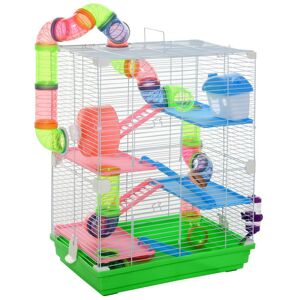 PawHut 5 Tier Hamster Cage Carrier Habitat Small Animal House