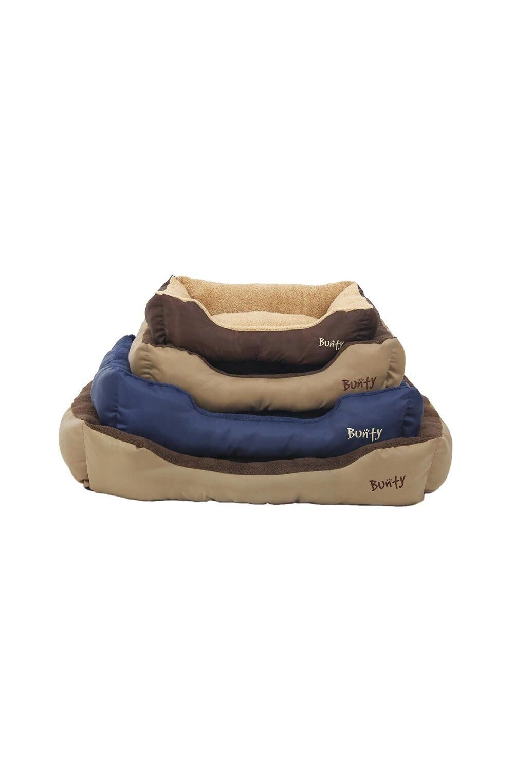 Bunty Deluxe Soft Washable Dog Pet Warm Basket Bed Cushion with Fleece Lining