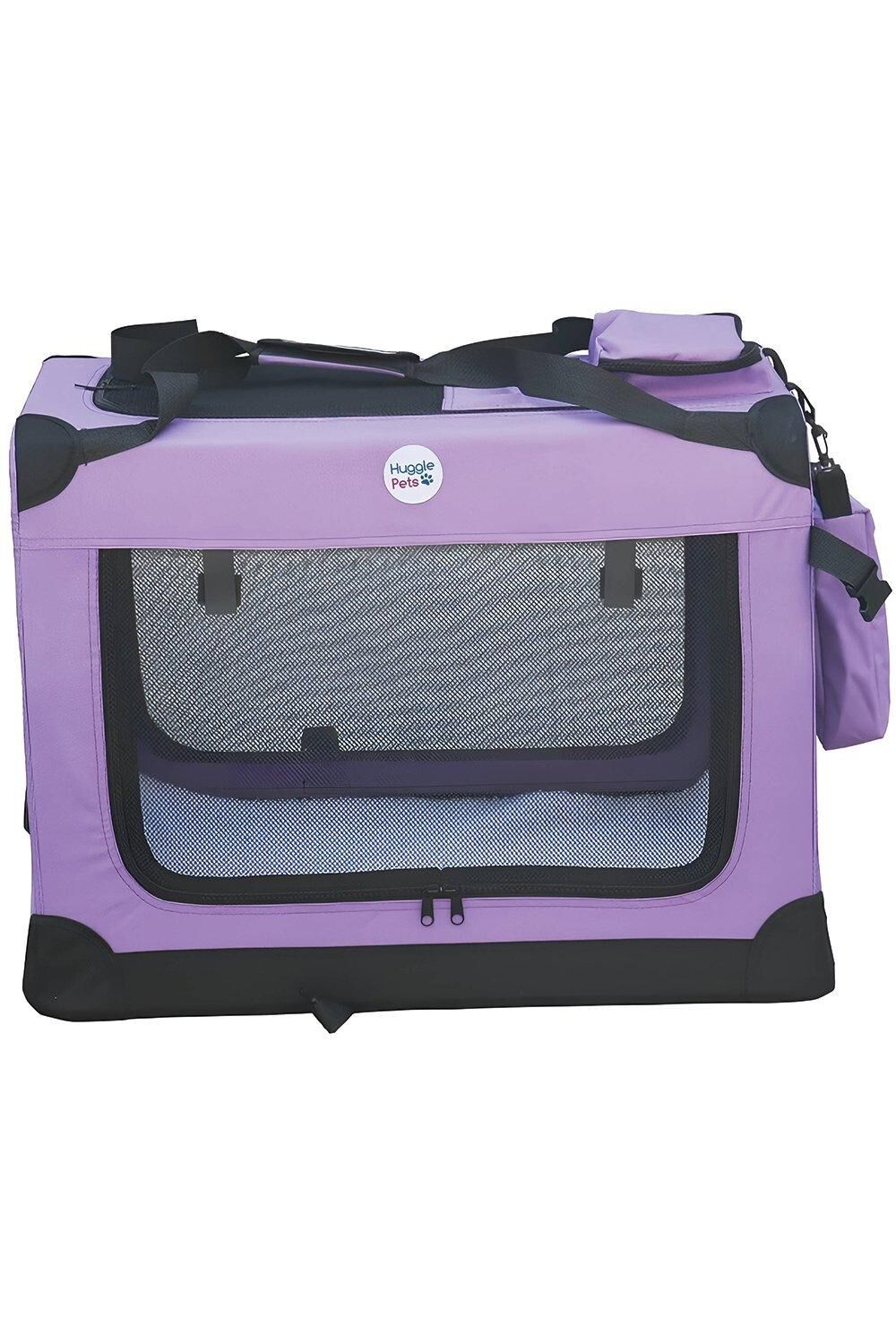 HugglePets Fabric Crate Foldable Pet Carrier