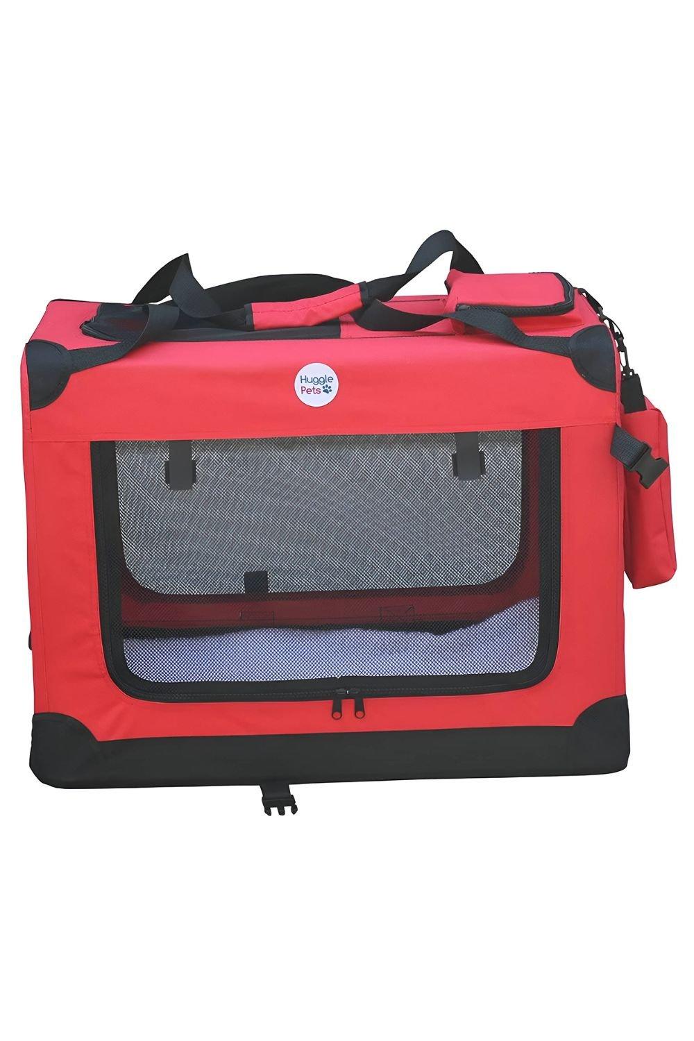 HugglePets Fabric Crate Foldable Pet Carrier