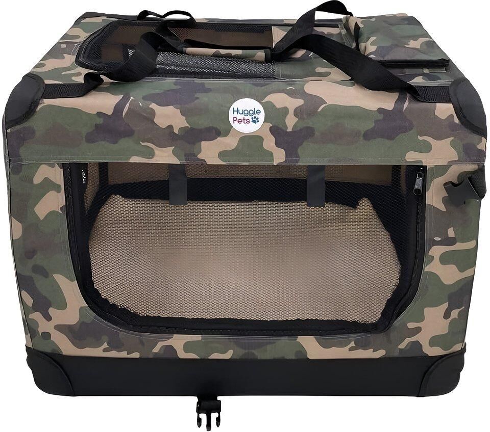 HugglePets Fabric Crate Foldable Pet Carrier