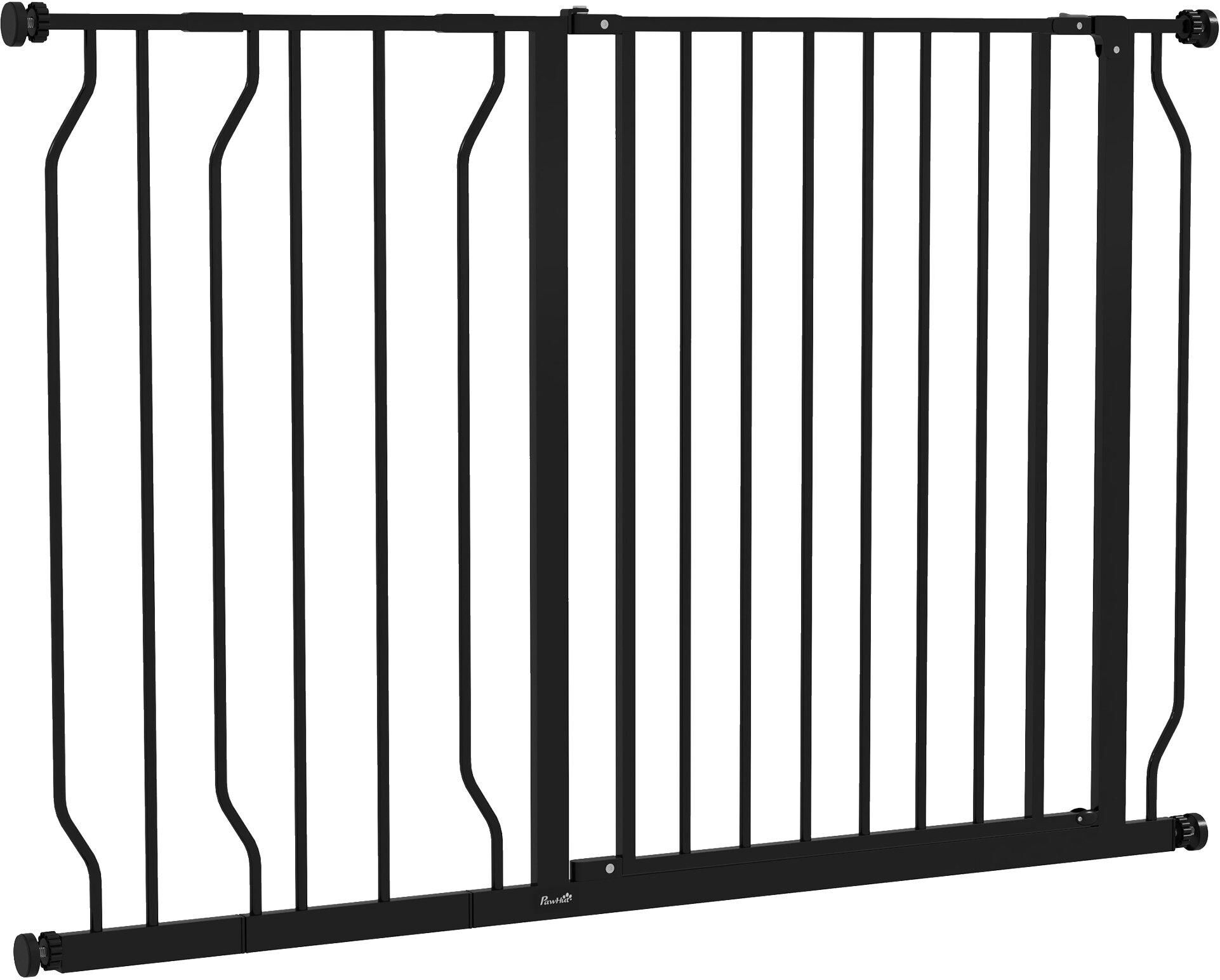 PawHut Pet Safety Gate Dog Barrier W/ Door Pressure Fit for Doorways