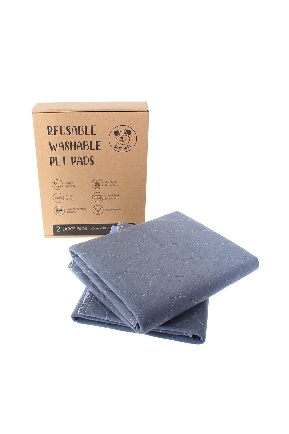 pet wiz Two Pack Large Reusable Pet Pads