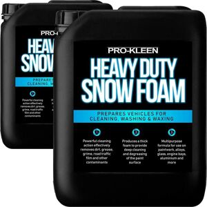 ProKleen Heavy Duty Snow Foam Car & Large Vehicle Shampoo Super Thick 2 x 5L in White White ProKleen Heavy Duty Snow Foam Car & Large Vehicle Shampoo Super Thick 2 x 5L in White White