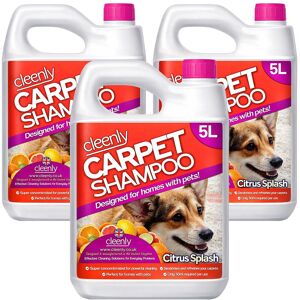 cleenly Pet Carpet Cleaning Shampoo Odour Remover 3 x 5L in Orange Orange cleenly Pet Carpet Cleaning Shampoo Odour Remover 3 x 5L in Orange Orange