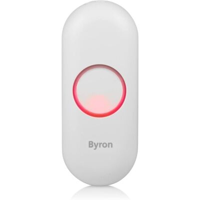 BYRON DBY-23510 White Wireless Doorbell Button BYRON DBY-23510 White Wireless Doorbell Button