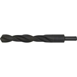 Loops 24.5 x 235mm HSS Roll Forged Blacksmith Drill Bit - Reduced Shank - 150mm Flute in Black Black Loops 24.5 x 235mm HSS Roll Forged Blacksmith Drill Bit - Reduced Shank - 150mm Flute in Black Black