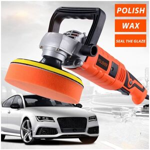 Living and Home 1580 W Professional Car Polisher, 7 Speed 500-3300 RPM Pure Copper Motor Low Noise Polisher Kit w/ Wool & Foam Pads, Auto-Shutoff Orange Living and Home 1580 W Professional Car Polisher, 7 Speed 500-3300 RPM Pure Copper Motor Low Noise Polisher Kit w/ Wool & Foam Pads, Auto-Shutoff Orange