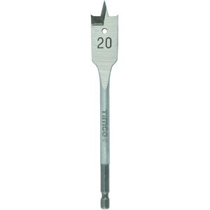 Timco Flat Wood Bit (Size 20.0 x 152 - 1 Each) in Silver Silver Timco Flat Wood Bit (Size 20.0 x 152 - 1 Each) in Silver Silver