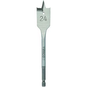 Timco Flat Wood Bit (Size 24.0 x 152 - 1 Each) in Silver Silver Timco Flat Wood Bit (Size 24.0 x 152 - 1 Each) in Silver Silver