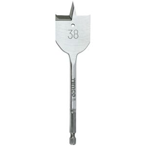 Timco Flat Wood Bit (Size 38.0 x 152 - 1 Each) in Silver Silver Timco Flat Wood Bit (Size 38.0 x 152 - 1 Each) in Silver Silver