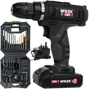 Mylek - Myw09 - 18V - 56pc Kit - Power Drill Mylek - Myw09 - 18V - 56pc Kit - Power Drill