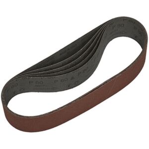 Loops 5 PACK - 50mm x 686mm Sanding Belts - 80 Grit Aluminium Oxide Cloth Backed Loop Multicolor Loops 5 PACK - 50mm x 686mm Sanding Belts - 80 Grit Aluminium Oxide Cloth Backed Loop Multicolor