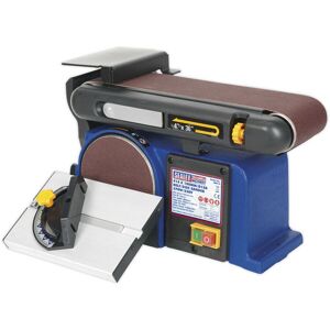 Loops Portable Table Mounted Disc / Belt Sander - 370W 230V - 915 x 100mm & 150mm Multicolor Loops Portable Table Mounted Disc / Belt Sander - 370W 230V - 915 x 100mm & 150mm Multicolor